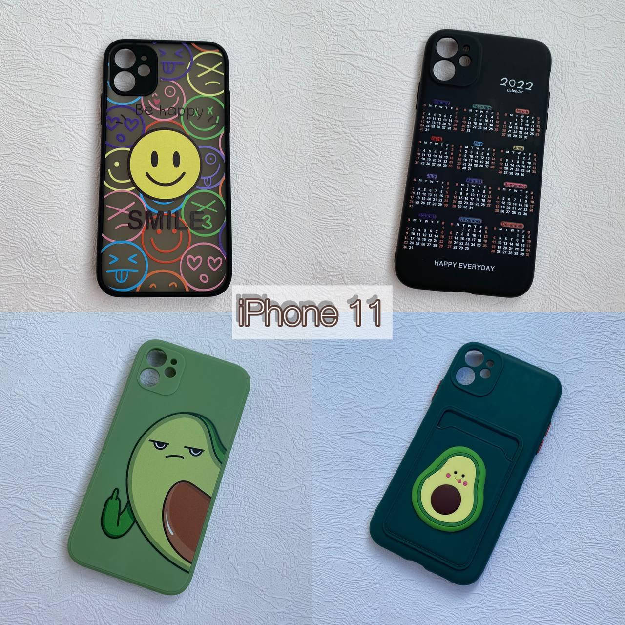 

Чехол чехлы на для iphone айфон 11 с авокадо, Зелёный