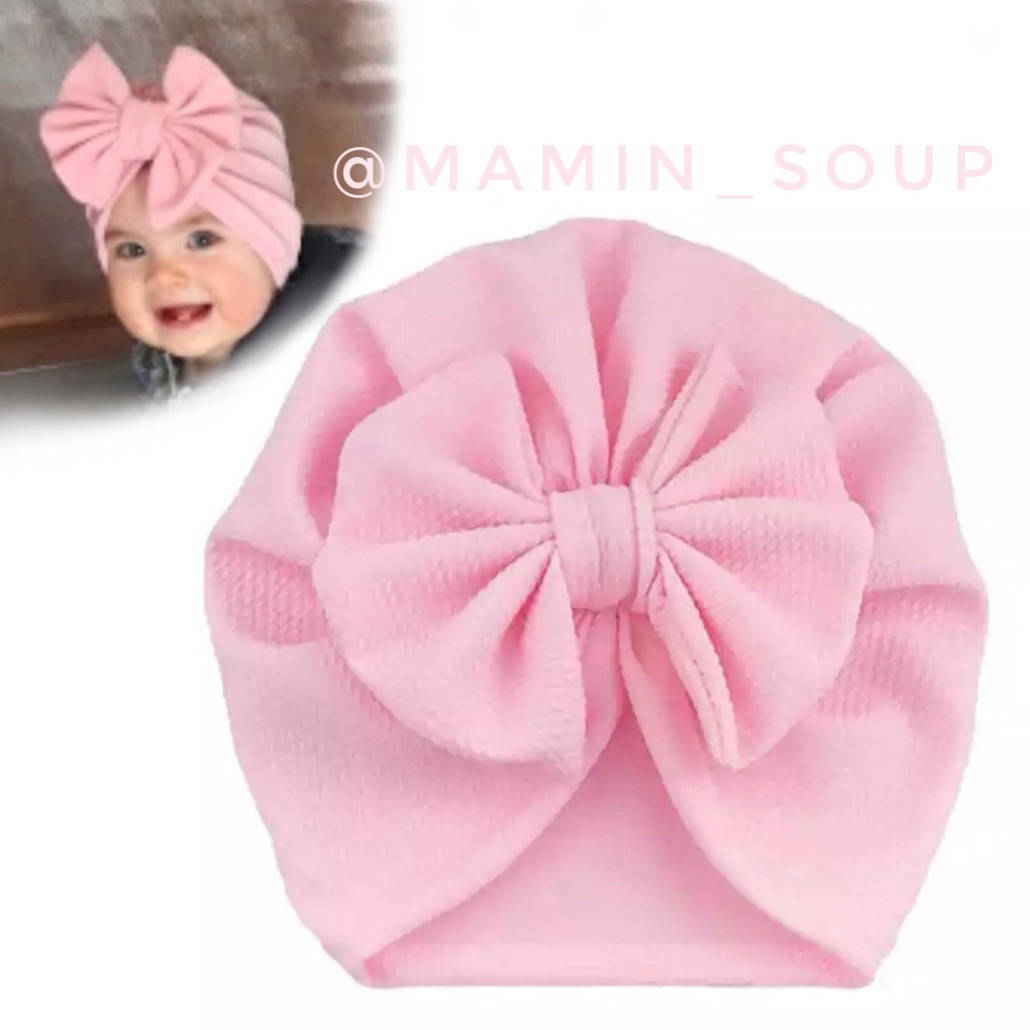 

Красивая шапочка с бантом Чалма солошка тюрбан легкая шапочка детская