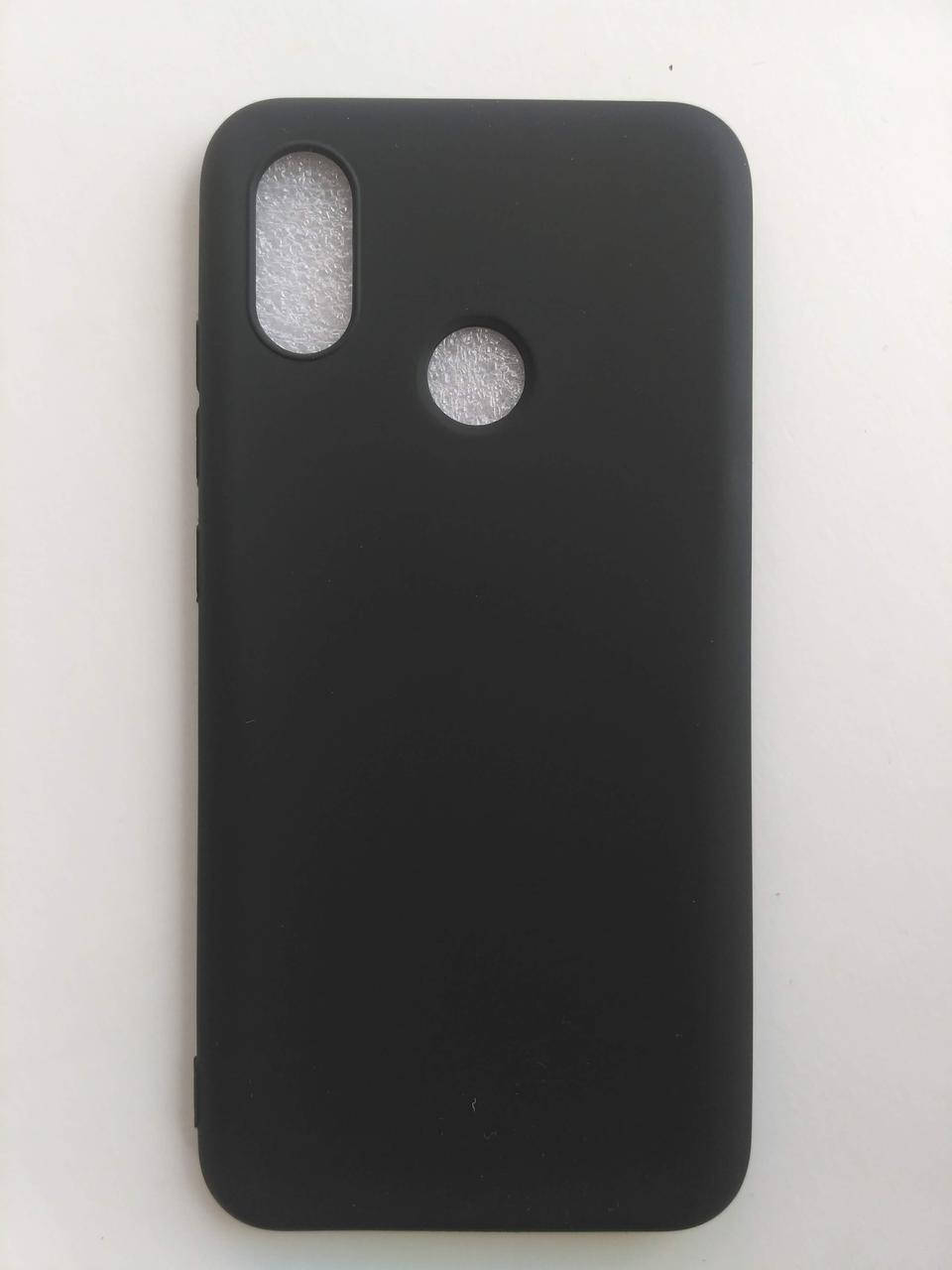 

Силиконовый чехол Xiaomi Mi 8 черный матовый, Песочный