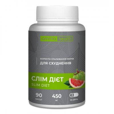 

Слим диет "Slim diet" 90кап. натуральный комплекс для похудения (Amrita)
