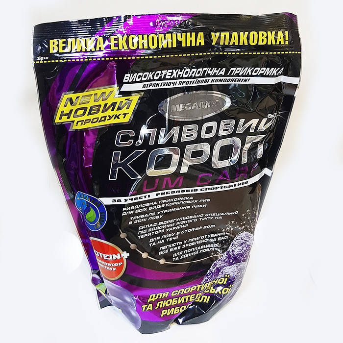 

Прикормка Мегамикс Слива карп 2кг