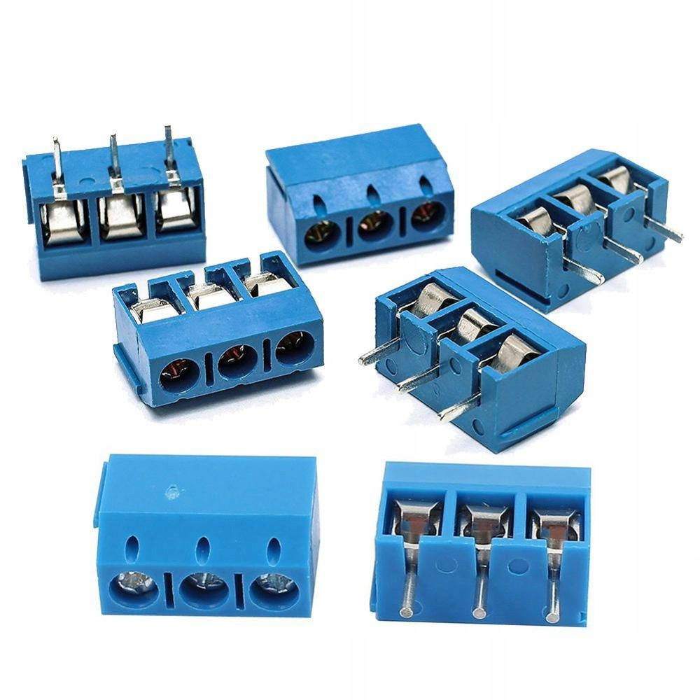 

Клемник трёхконтактный винтовой KF301-3P 300V/16A