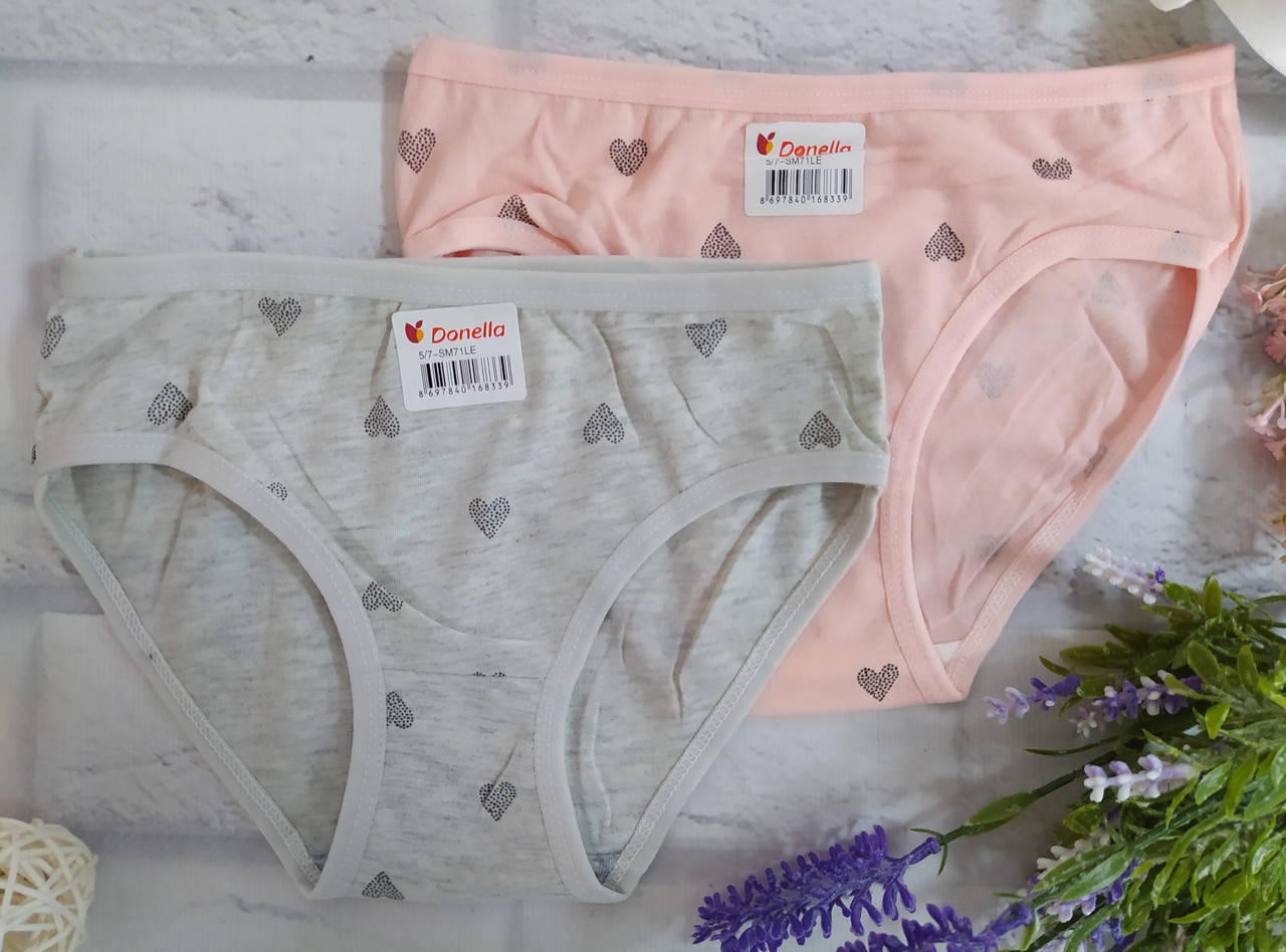 

Трусики детские на XL 6-8 лет для девочки Donela, Разные цвета