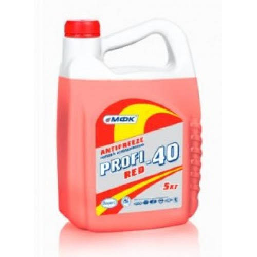 

Антифриз МФК PROFI Red-30 5л/4,5кг (4), Красный