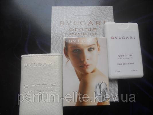 

Женский мини-парфюм в кожаном чехле Bvlgari Omnia Crystalline 20ml