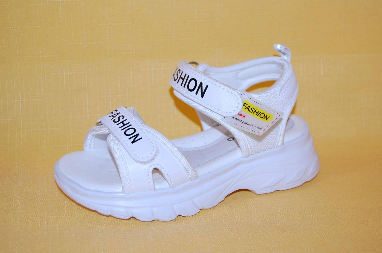 

Детские Босоножки Kimboo Китай 78002 Для девочек Белый размеры 27_31