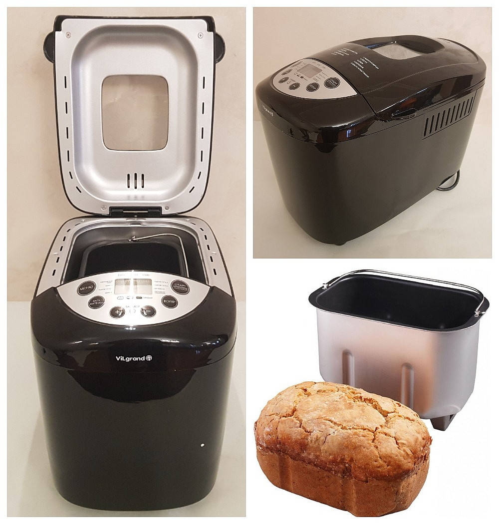 

Хлебопечка ViLgrand VBM85152 крюка2 черная