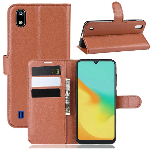 

Чехол книжка Lichee для ZTE BLADE A7 (9 цветов) коричневый