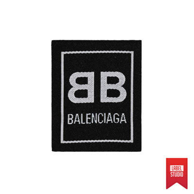 

Нашивка тканевая Balenciaga 45*35 мм