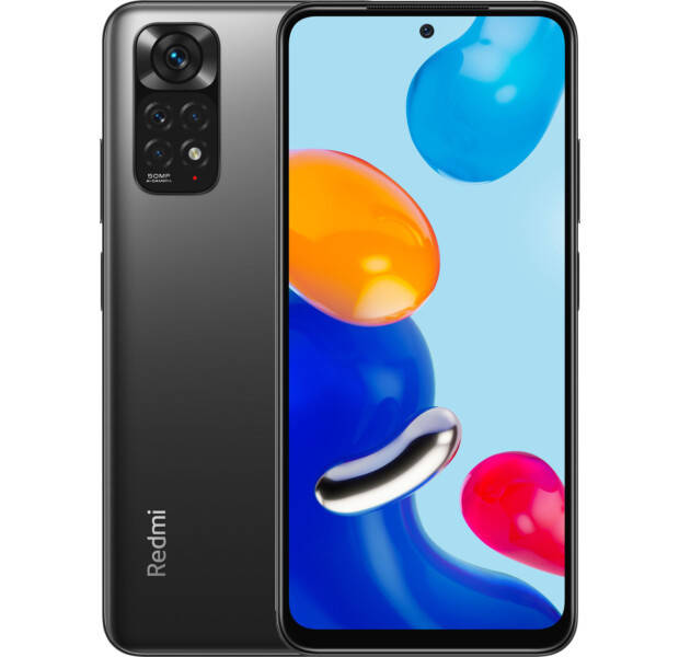 

Смартфон Xiaomi Redmi Note 11 6/128GB Graphite Gray (UA), Серый