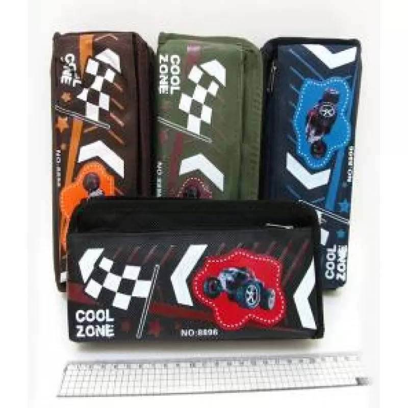 

Шкільний пенал, 2 відділення Josef Otten, "Фініш", кольори в асортименті, Разные цвета