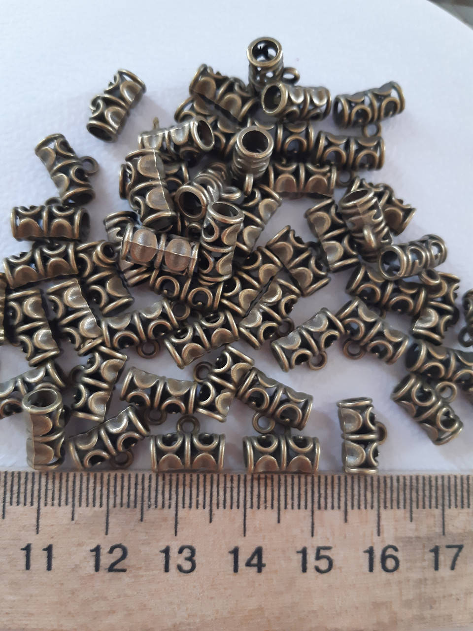 

Бейл металлический цвет бронза 30г (50шт+-)