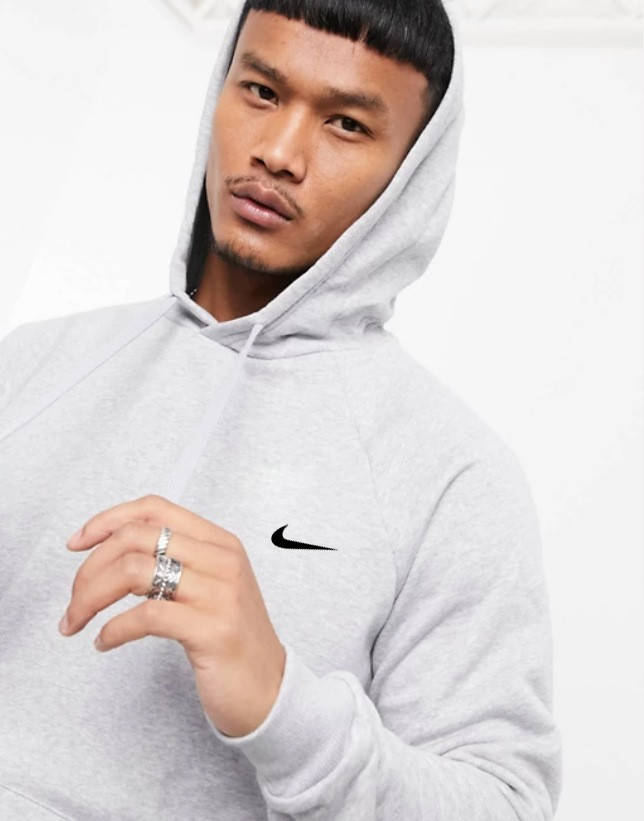 

Мужская спортивная кофта кенгуру, толстовка Nike (Найк) серая L, Серый
