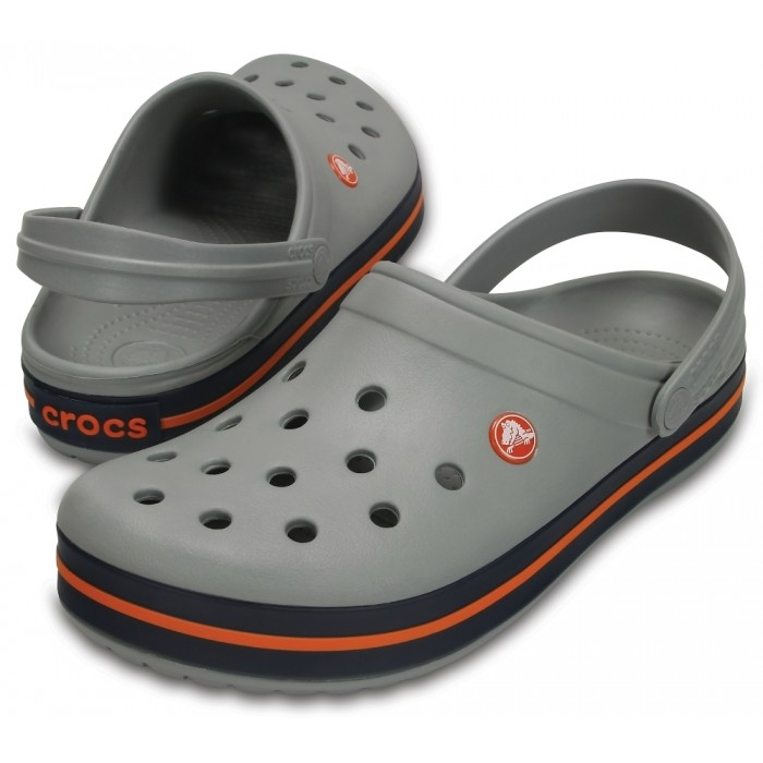

Тапочки женские Сабо Кроксы Crocs Crocband (GREY) 40