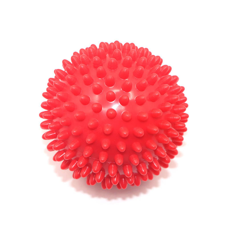 

Мяч для массажа c шипами Dobetters PVC 9 см Red шипованый мячик