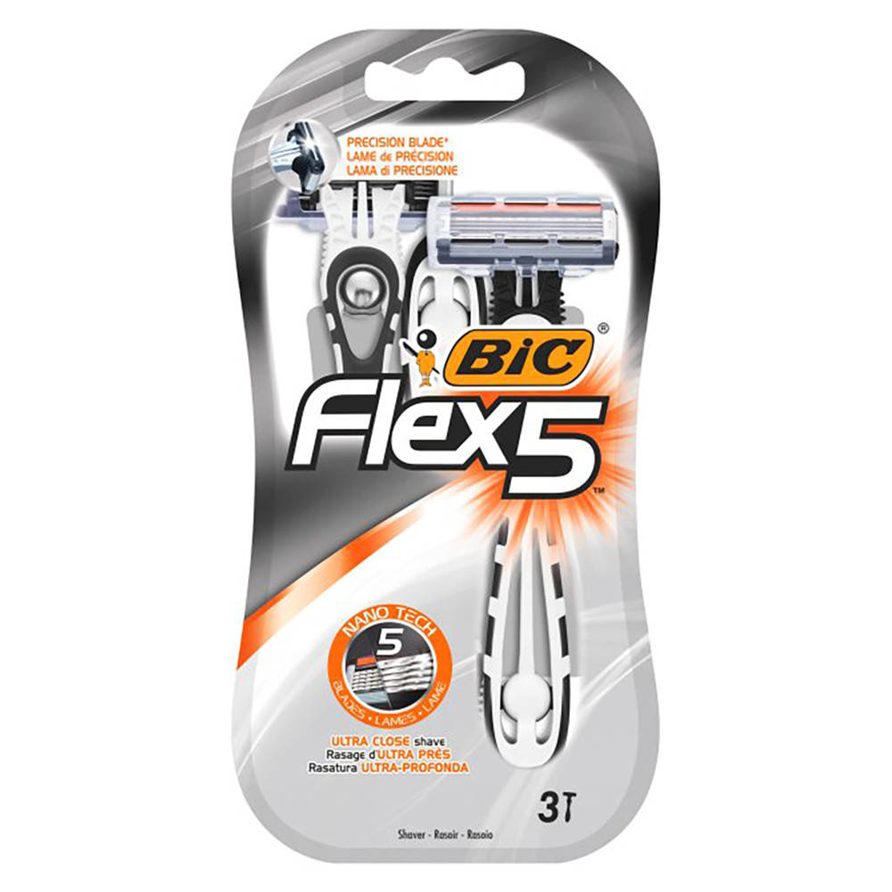 

Набор бритв без сменных картриджей BIC Flex 5 3 шт (3086123492868)