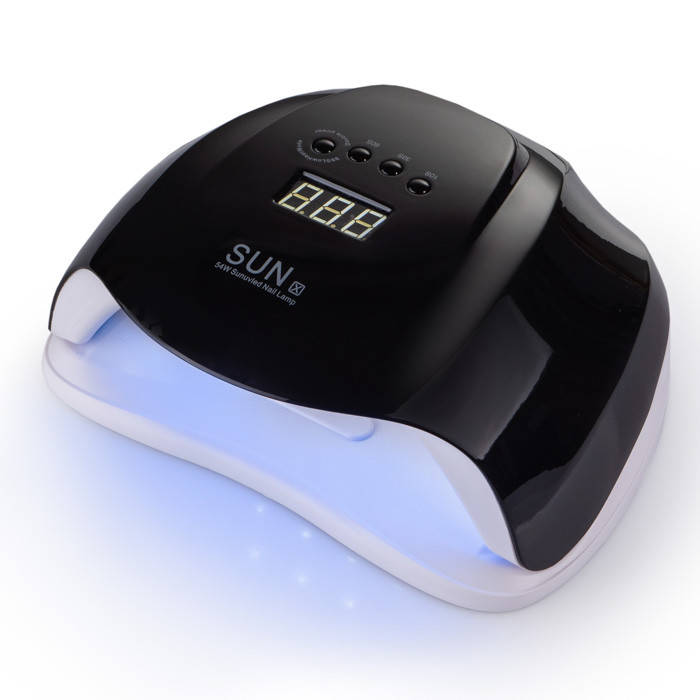 

Лампа для маникюра SUN X 54W BLACK LED/UV для полимеризации, Черный