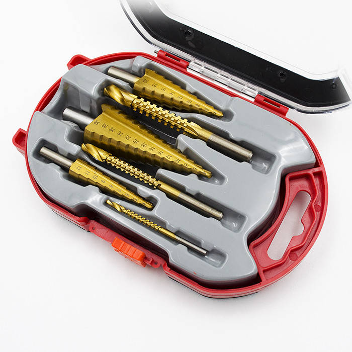 

Набор ступенчатых сверл, шаговых и сверл-фрез по металлу, дереву, пластику TCCN