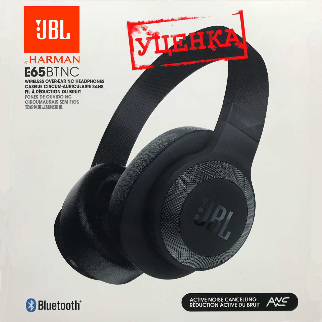 

Наушники беспроводные JBL E65BTNC Black ОРИГИНАЛ!, Черный