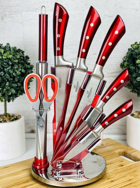 

Набор ножей Bohmann из 8 предметов с красной ручкой BH 6020 Bohmann