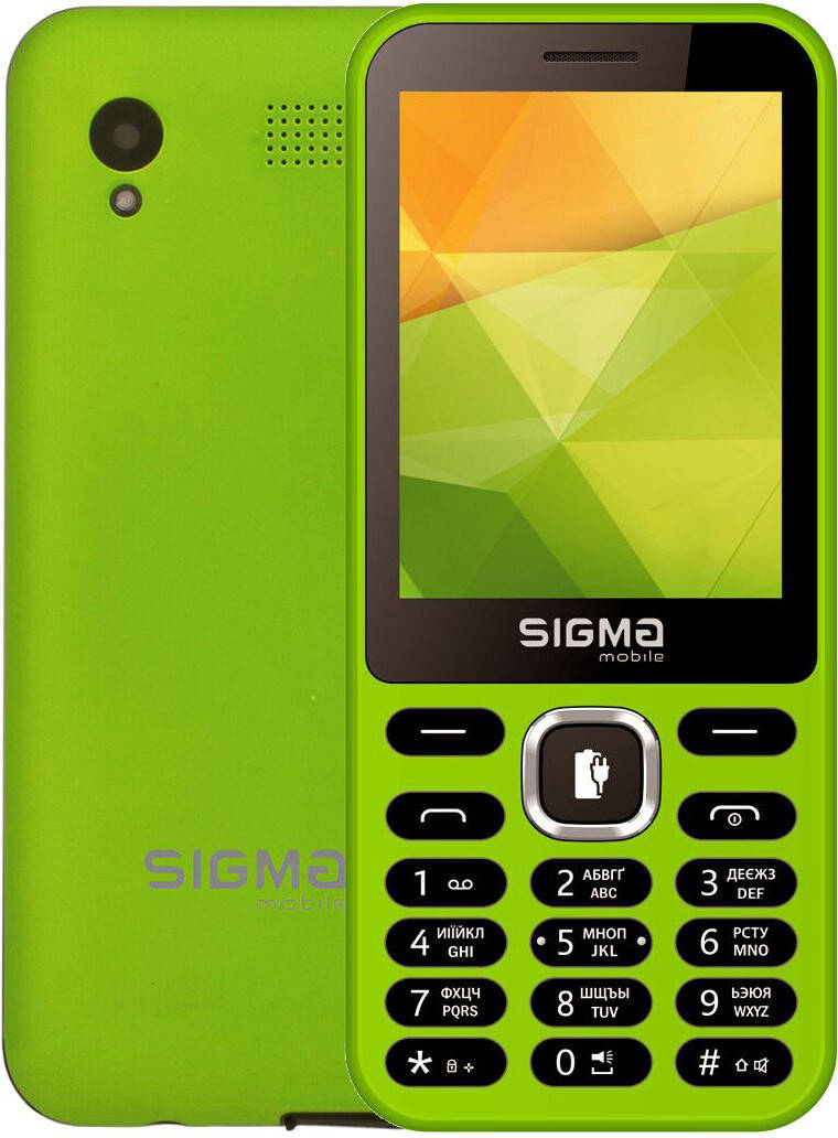 

Телефон Sigma X-Style 31 Power Green