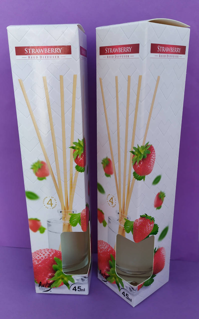 

Аромадиффузор с палочками Strawberry Клубника 45 мл Bispol