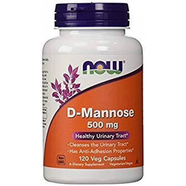 

Now Foods D-манноза 500 мг 120 штук D-mannose Healthy Urinary Tract 500 Mg 120 Veg Capsules