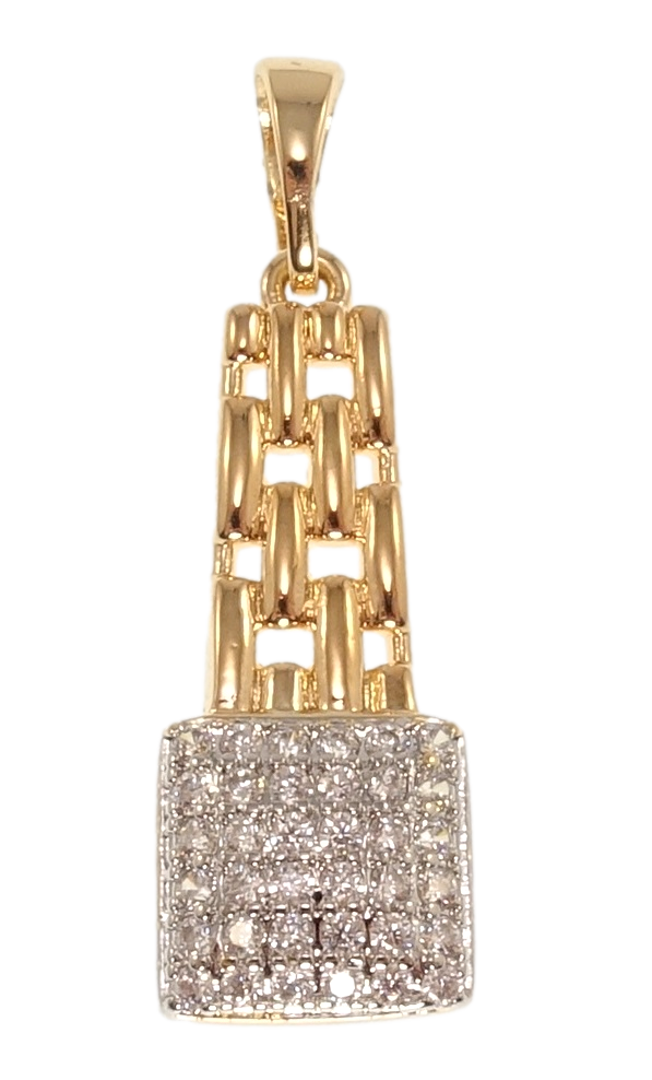 

Кулон Xuping Позолота 18K + Родий "Инкрустация цирконий" для цепочки до 5мм