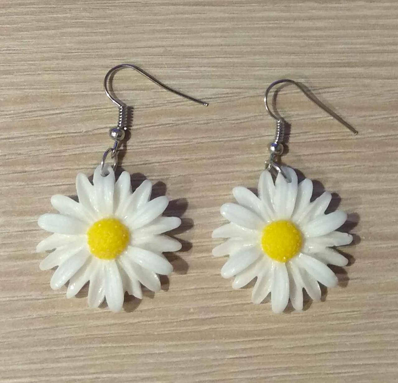 

Сережки "Ромашки"