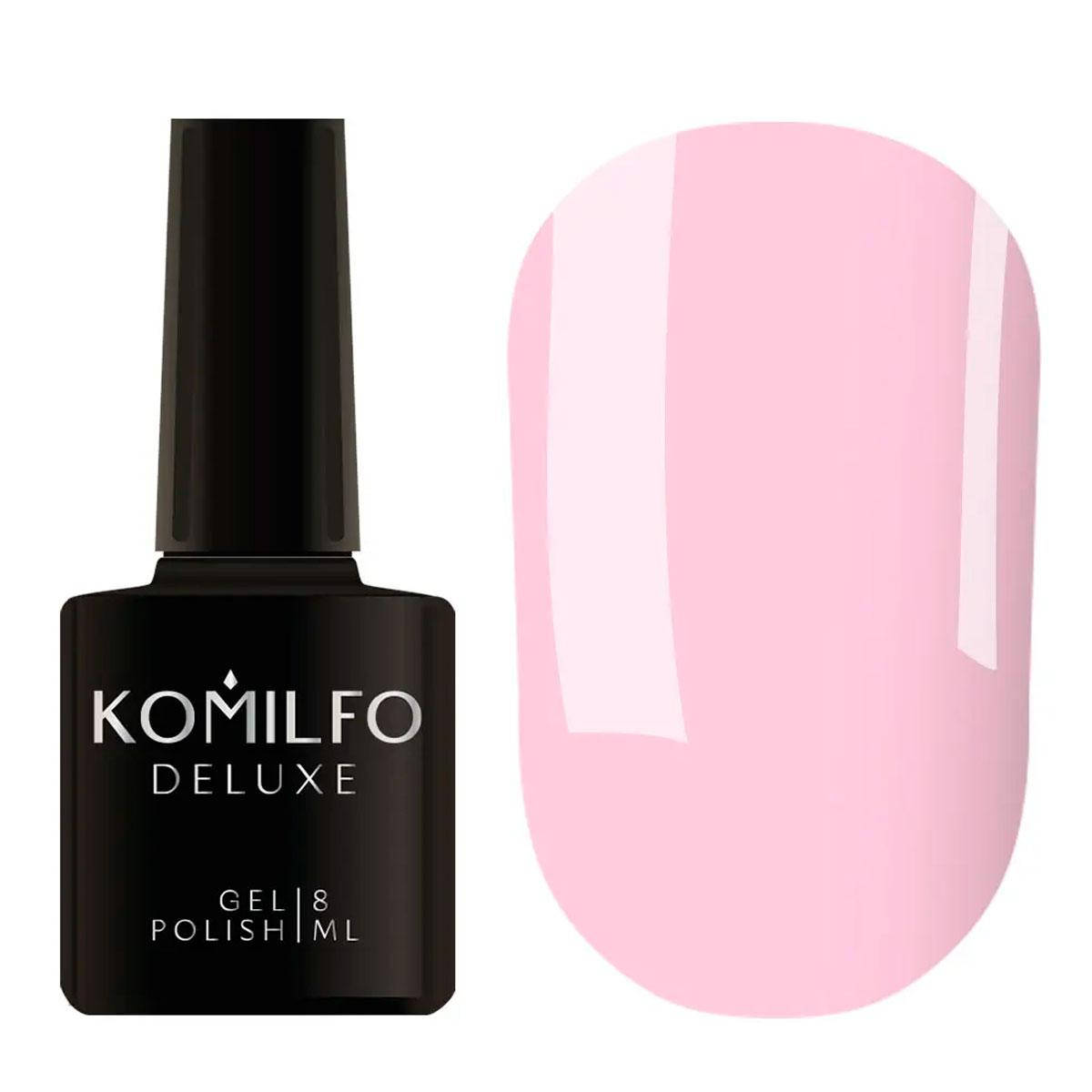 

Гель-лак Komilfo Deluxe Series №D211 (светлый лилово-розовый, эмаль), 8 мл