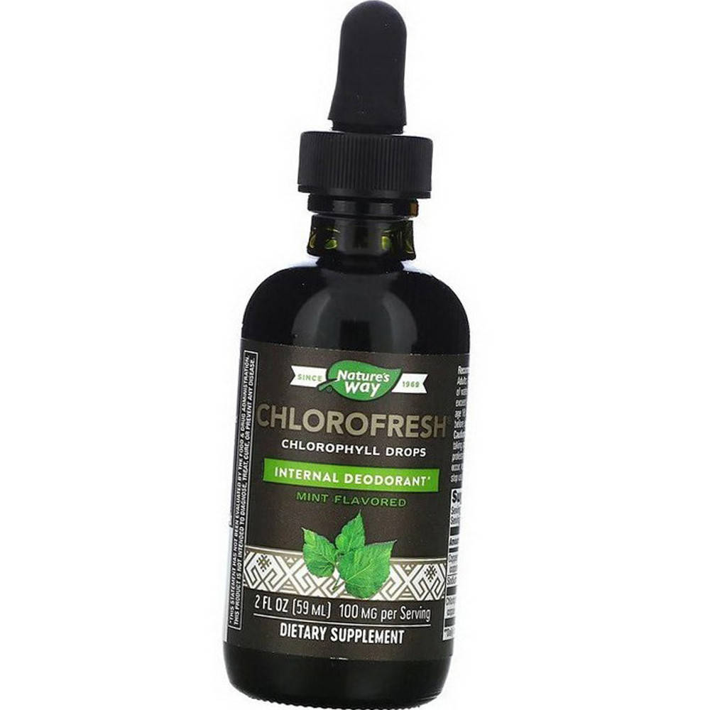 

Хлорофилл жидкий Nature's Way Chlorofresh Chlorophyll Drops 59 ml mint