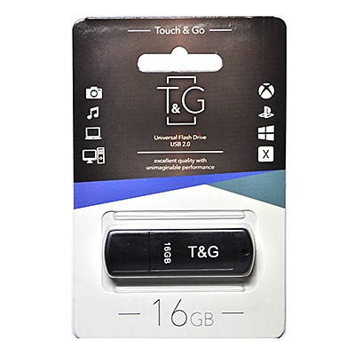 

Флеш-накопитель USB 16GB T&G 011 Classic Series Black (TG011-16GBBK)