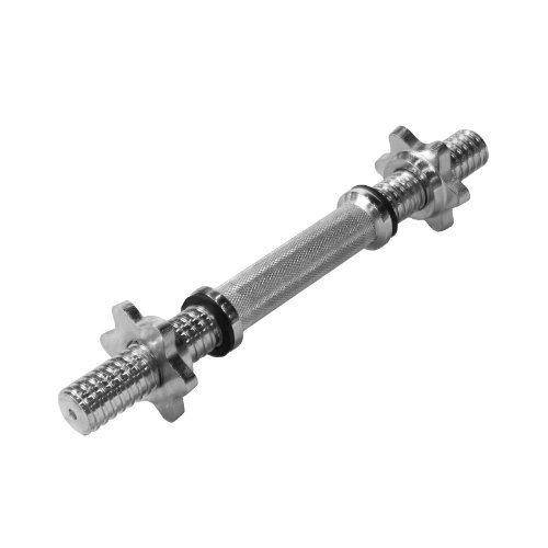 

Гриф для гантелей металлический хромированный длина 45см, d-30мм