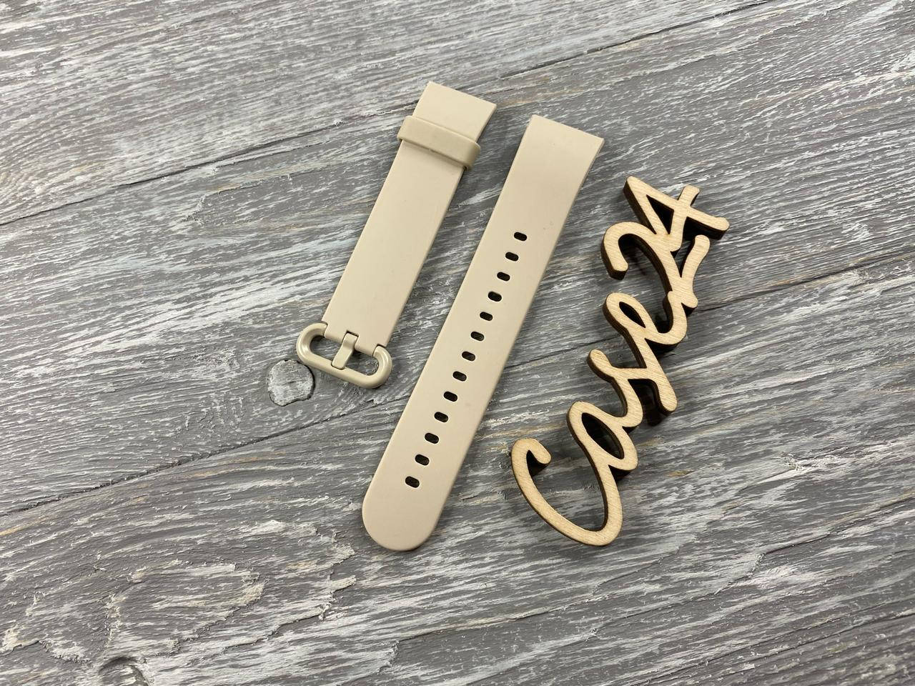 

Ремешок на Xiaomi Mi Watch Lite (5 цветов) молочный