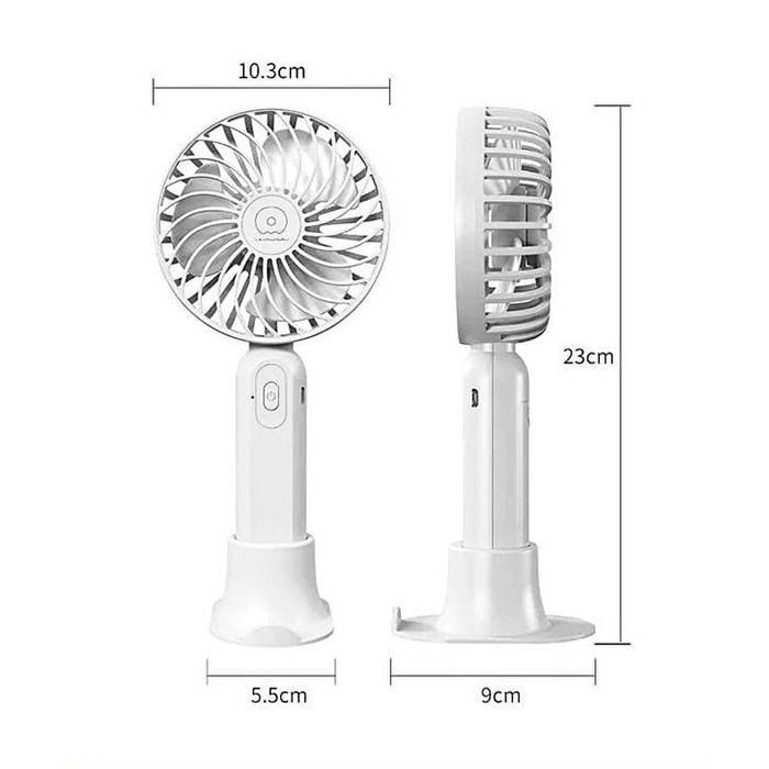 

Вентилятор портативный WUW J03 Mini с подставкой для телефона Белый