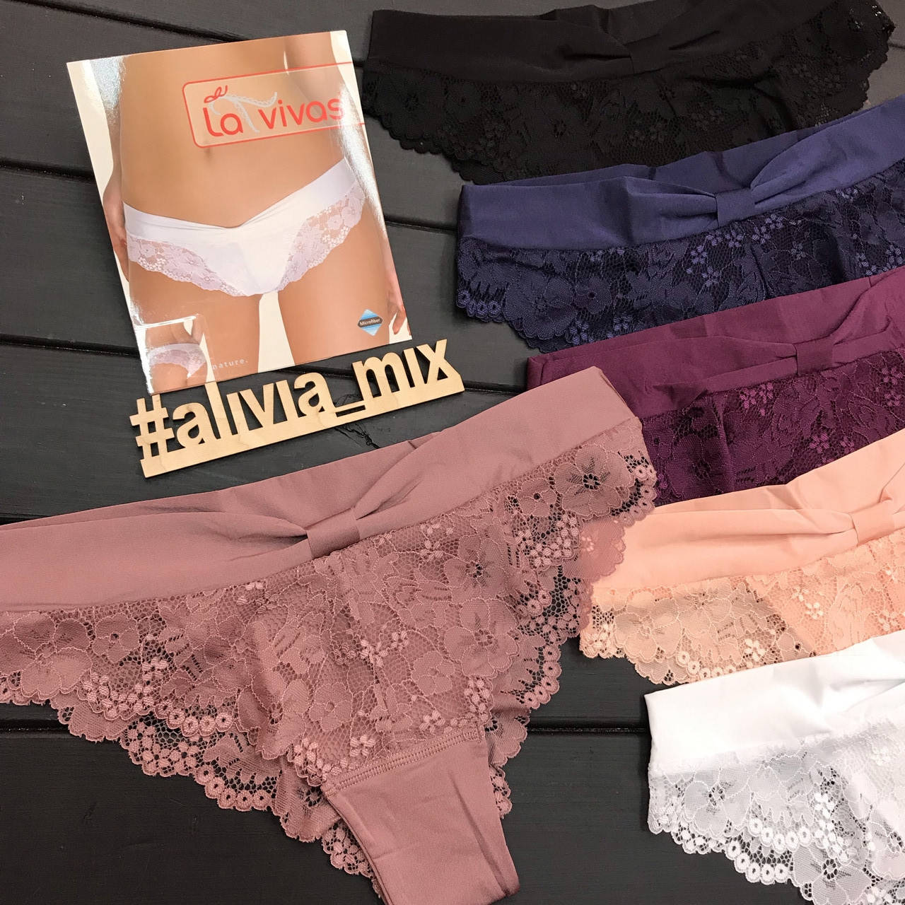 

Женские трусики из микрофибры La vivas