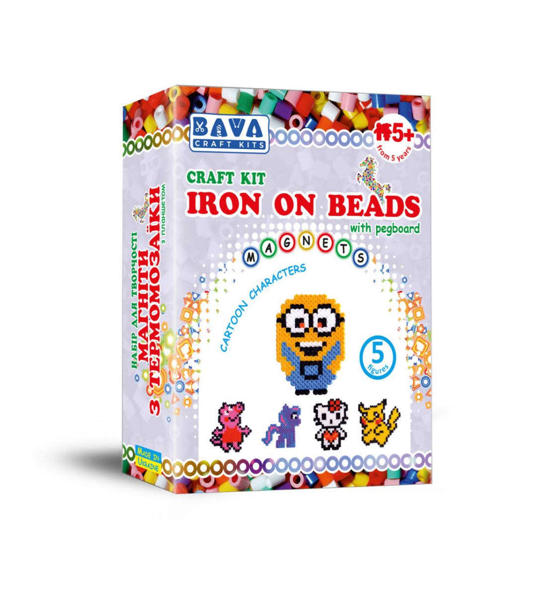 

Набор для творчества "Магниты из термомозаики "Мультики"