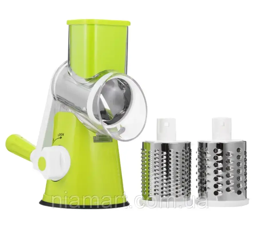 

Ручная овощерезка-терка с насадками Kitchen Master 5140 Green