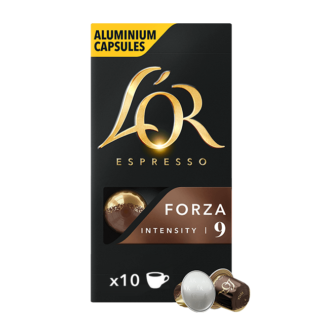 

Кофе молотый в капсулах L`OR Espresso Forza 10 шт, 52 г