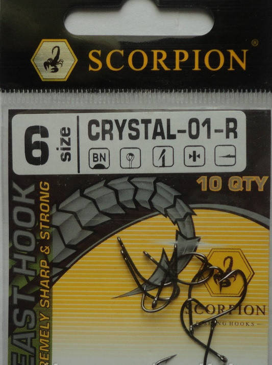 

Крючки Scorpion CRYSTAL-R-01