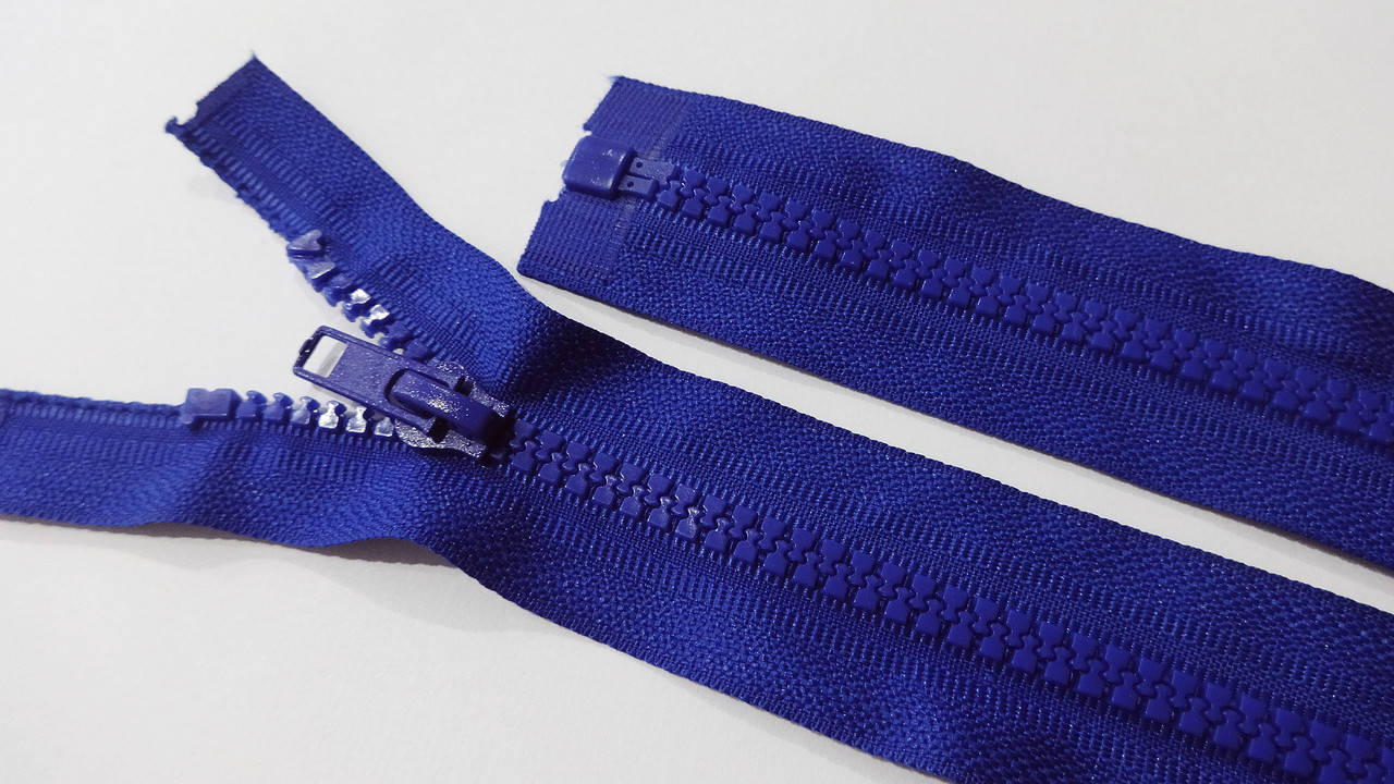 

Молния тракторная №5 разъемная 70 см цветная, Синий