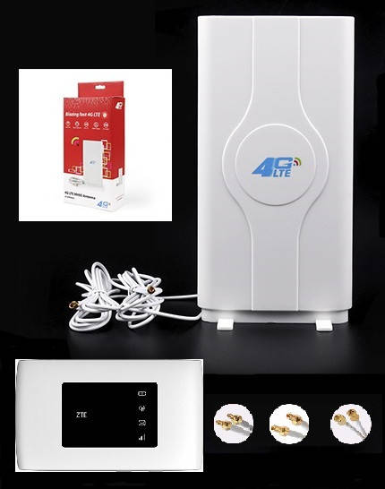 

Комплект WiFi роутер 3G/4G модем ZTE MF920 с антенной MIMO 9 дБи
