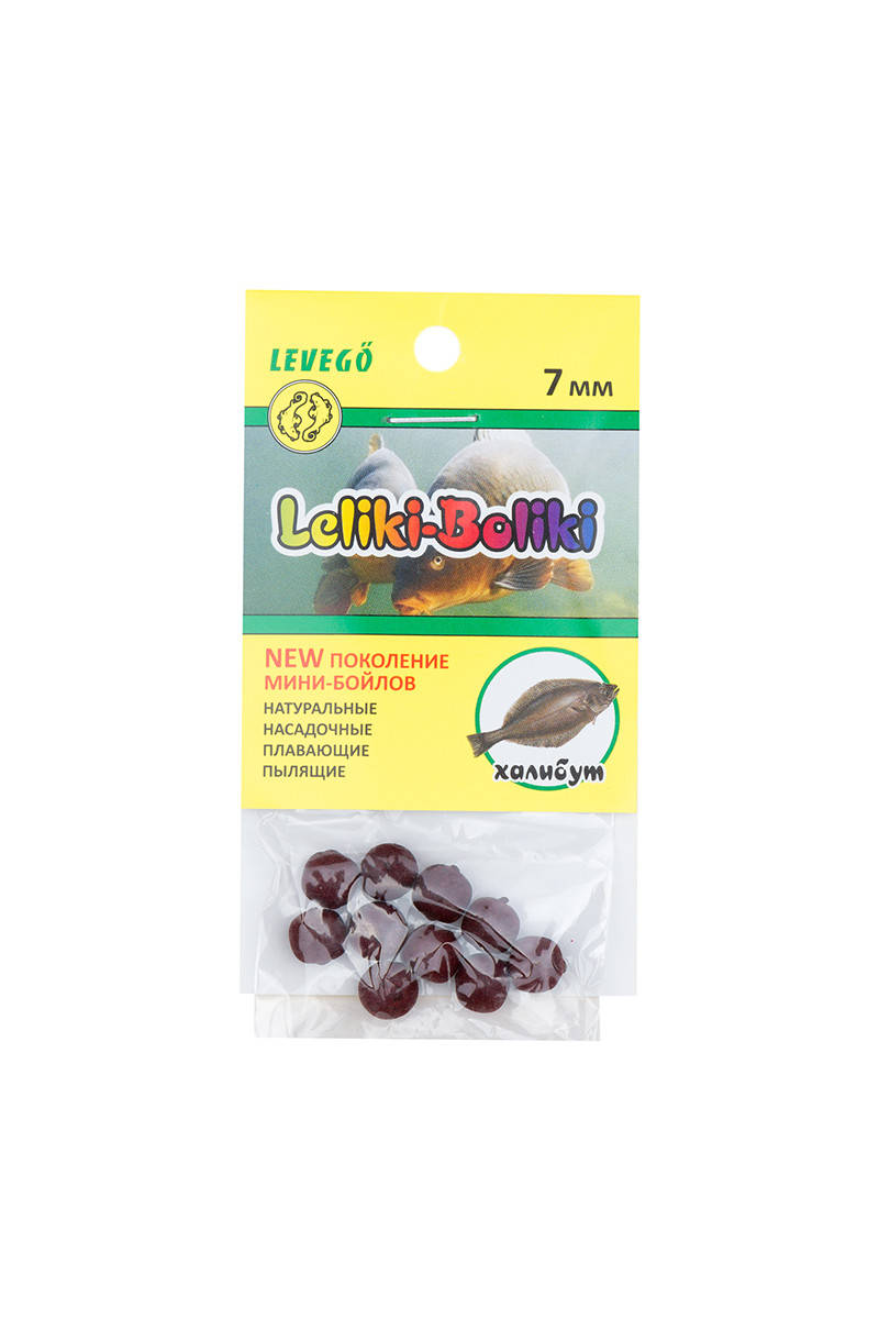 

Бойлы плавающие/пылящие LEVEGO Leliki-Boliki Халибут