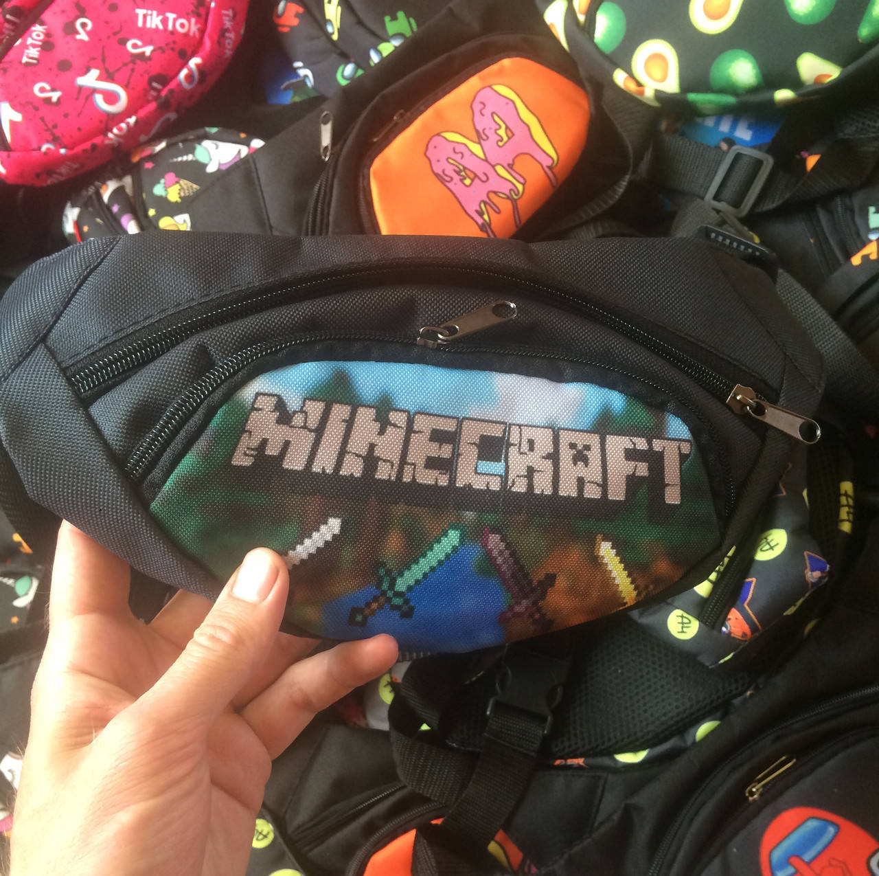 

Бананка дитяча сумка на пояс сумка через плечо minecraft майнкрафт