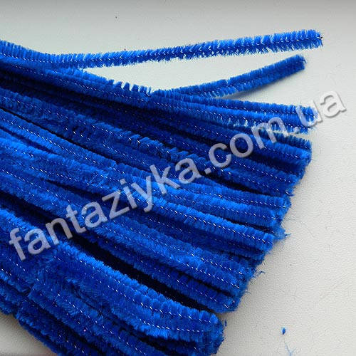 

Синельная проволока 30см, синяя