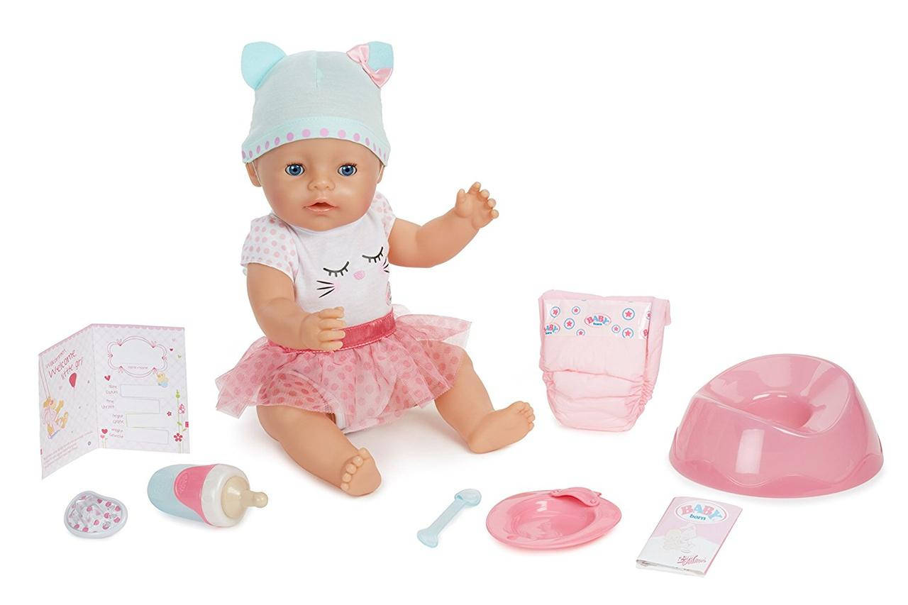 

Кукла интерактивная Беби Борн Голубоглазая малышка Baby Born Zapf Creation