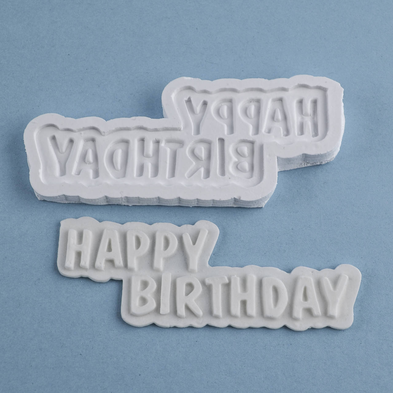 

Силиконовый молд Happy Birthday 10.6х4.3 см