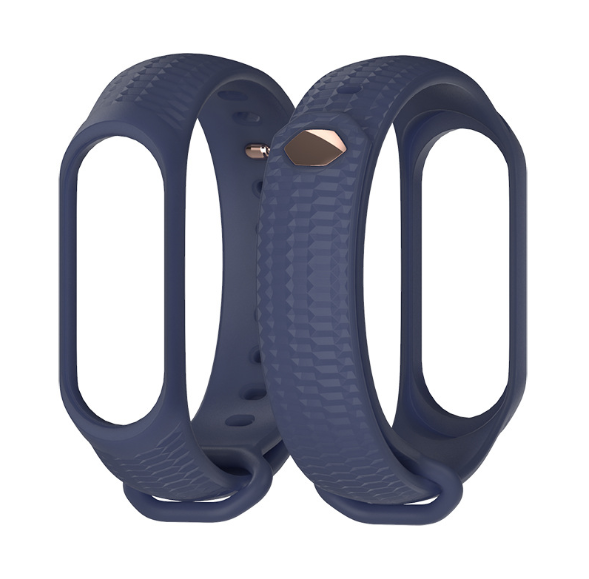 

Ремешок Xiaomi Mi Band 4 / 3 MiJobs Aurora силиконовый рифленый Синий [1990]