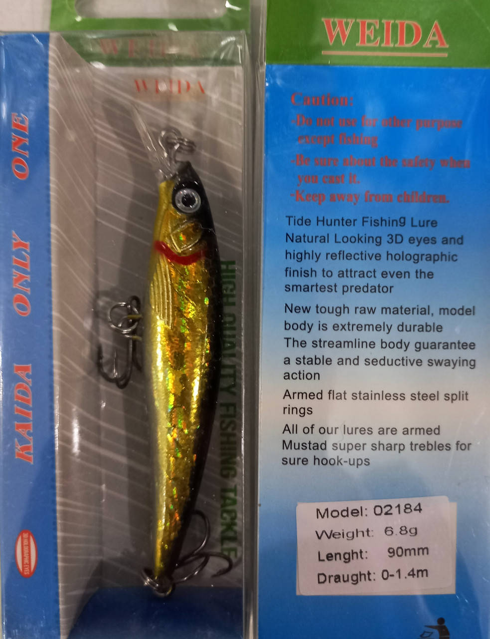 

Воблер Weida 6.8g 90mm