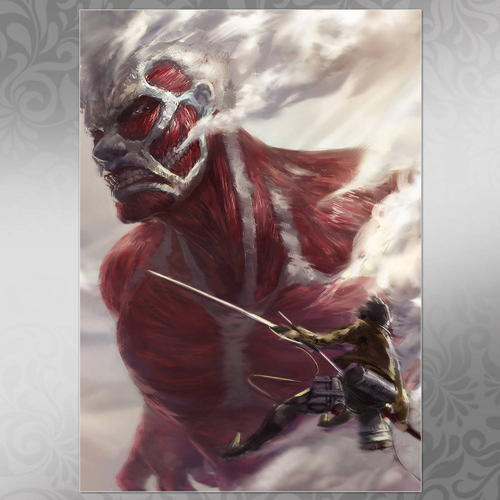 

Плакат Аниме Attack on Titan 009